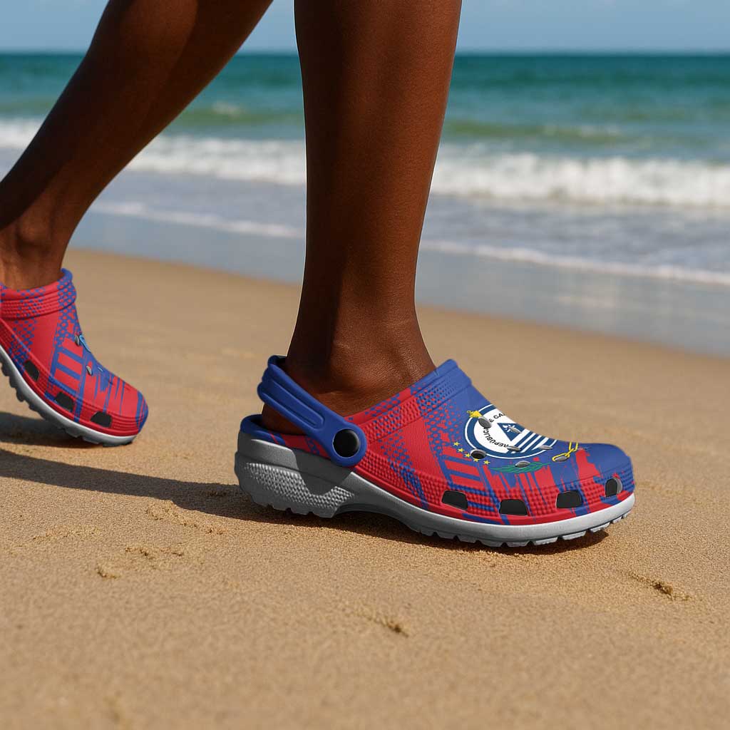 Cape Verde Football Clogs Shoes Blue Sharks - Pride of the Islands - African Pride