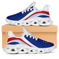 Cape Verde Football Clunky Sneakers Flag-Inspired Curve Style