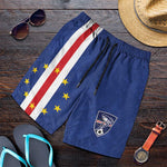 Cape Verde Football Go Champion Shorts for Men Sporty Style - African Pride