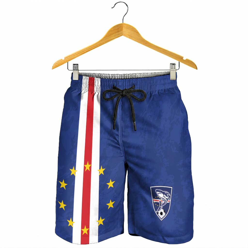 Cape Verde Football Go Champion Shorts for Men Sporty Style - African Pride