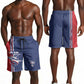 Cape Verde Football Pride Shorts for Men Tubaroes Azuis Champion - African Pride