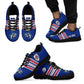 Cape Verde Football Sneakers Monster Blue Shark Striped Style