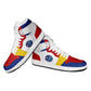 Cape Verde High Sneakers AJ1 Classic National Flag Style - African Pride