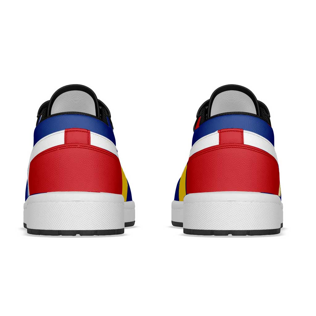 Cape Verde Low Sneakers Classic National Flag Style - African Pride