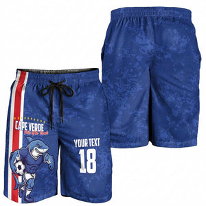 Cape Verde Pride Custom Shorts for Men The First Voyage Of Champions - African Pride