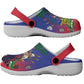 Catherine Flon Haiti Flag Day Clogs Shoes Ayiti Cherie Coat Of Arms