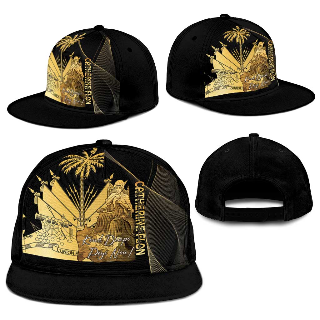 Catherine Flon Haiti Flag Day Snapback Cap National Heroine Koud Drapo Peyi Nou