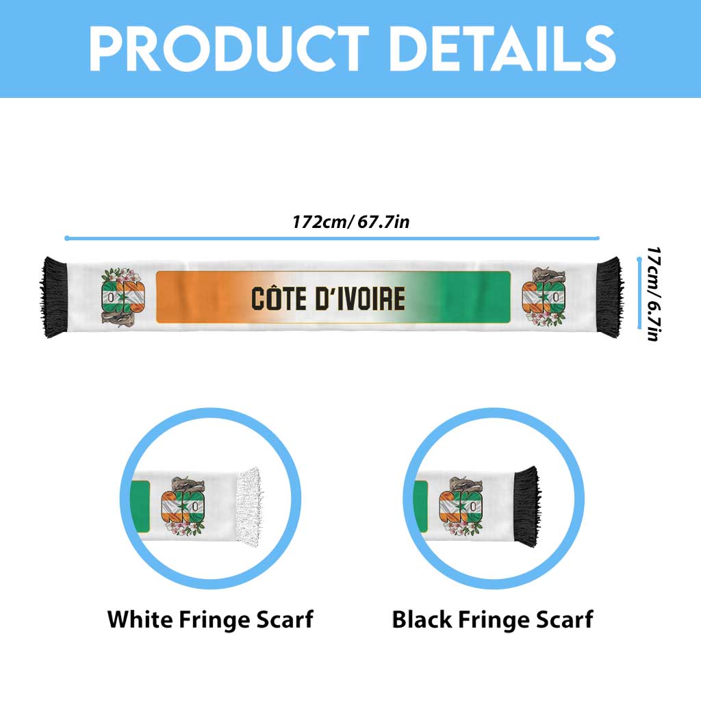 Cote d'Ivoire World Football 2026 Soccer Scarf Guided By Destiny