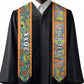 Custom African Tribal Mixed Pattern Graduation Stole