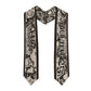 Custom African Wild Animal Skins Graduation Stole Snake and Crocodile Mix Skin
