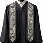 Custom African Wild Animal Skins Graduation Stole Snake and Crocodile Mix Skin