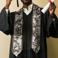 Custom African Wild Animal Skins Graduation Stole Snake and Crocodile Mix Skin