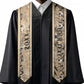 Custom African Wild Animal Skins Graduation Stole Zebra Tiger Leopard Mix Skin