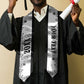 Custom African Zebra Mix Paisley Tribal Pattern Graduation Stole