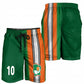 Custom Côte d'Ivoire National Football Shorts for Men Les Elephants-Sporty Stripes - African Pride