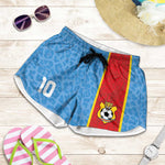 Custom DR Congo National Football Shorts for Women Leopards Go Glory - African Pride