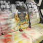 Vintage Flowers - I Am Black Queen Back Car Seat Cover