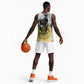 Vintage Flowers - I Am Black Queen Basketball Jersey - African Pride