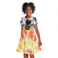 Vintage Flowers - I Am Black Queen Kid Short Sleeve Dress