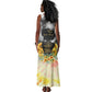 Vintage Flowers - I Am Black Queen Tank Maxi Dress