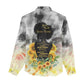 Vintage Flowers - I Am Black Queen Women Casual Shirt DT02
