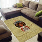 Personalized Black Girl African Area Rug Never Underestimate A Book Lover