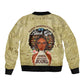 Personalized Black Girl African Bomber Jacket Never Underestimate A Book Lover