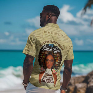 Personalized Black Girl African Hawaiian Shirt Never Underestimate A Book Lover