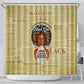 Personalized Black Girl African Shower Curtain Never Underestimate A Book Lover