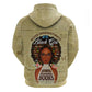 Personalized Black Girl African Zip Hoodie Never Underestimate A Book Lover