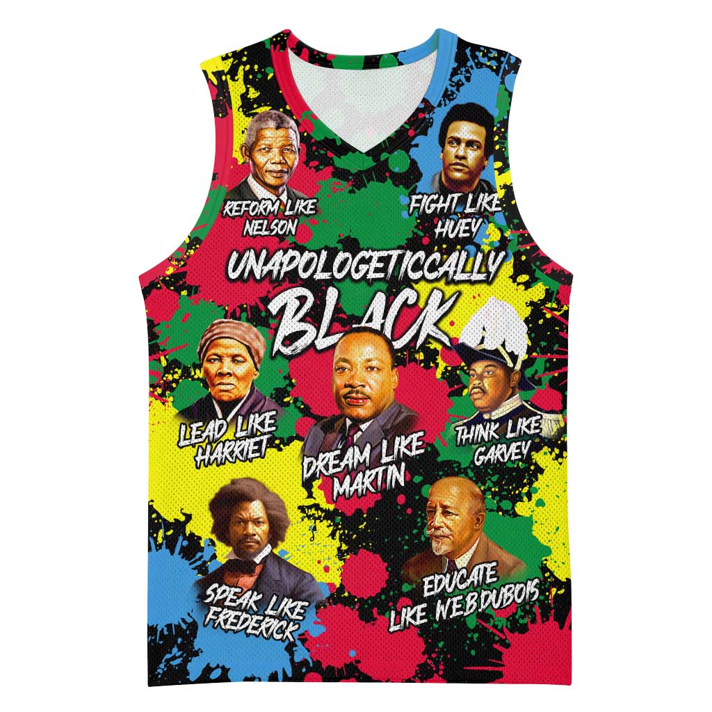 Unapologetically Black Basketball Jersey Civil Rights Leaders - African Pride