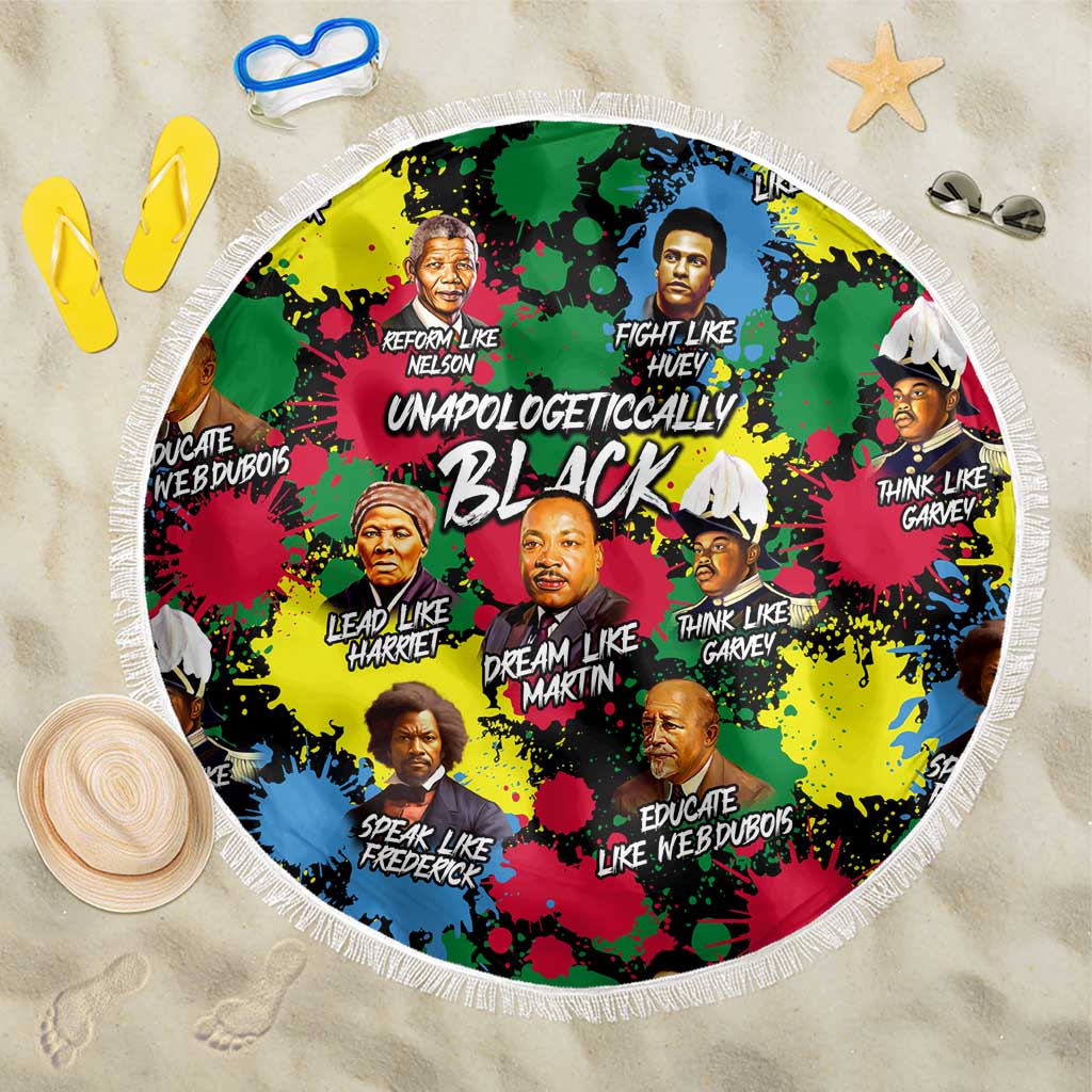 Unapologetically Black Beach Blanket Civil Rights Leaders