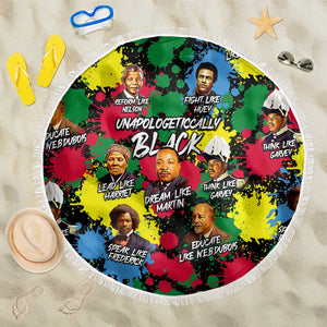 Unapologetically Black Beach Blanket Civil Rights Leaders