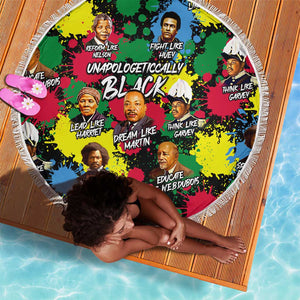 Unapologetically Black Beach Blanket Civil Rights Leaders