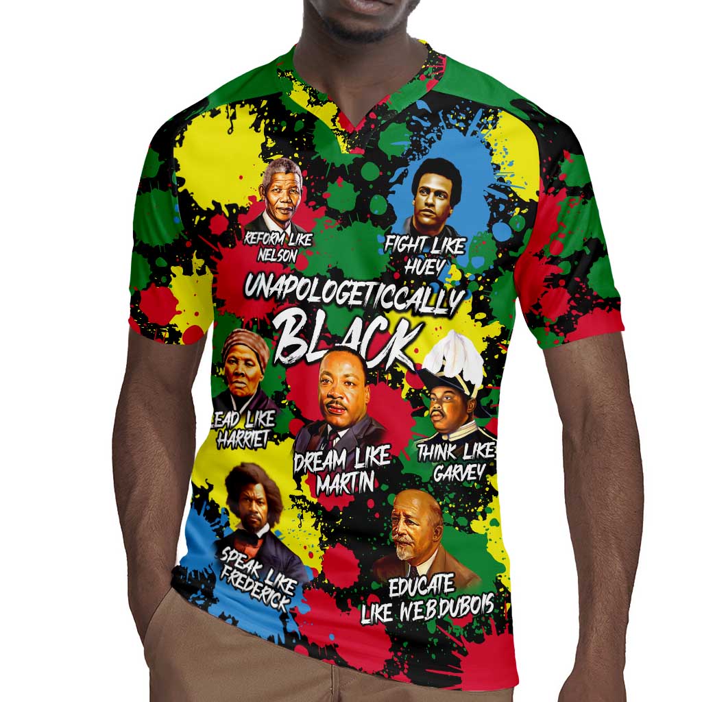 Unapologetically Black Rugby Jersey Civil Rights Leaders