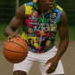 Unapologetically Black Sleeveless Zip Hoodie Civil Rights Leaders - African Pride