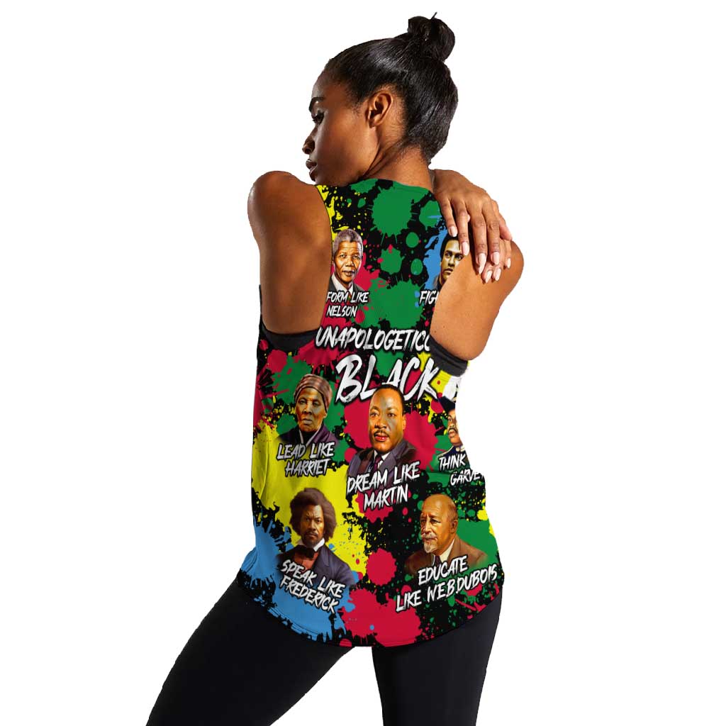 Unapologetically Black Women Racerback Tank Civil Rights Leaders