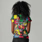 Unapologetically Black Women V-Neck T-Shirt Civil Rights Leaders