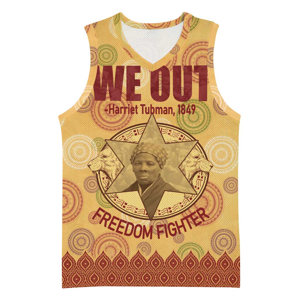 We Out 1849 African-American Basketball Jersey Harriet Tubman - African Pride