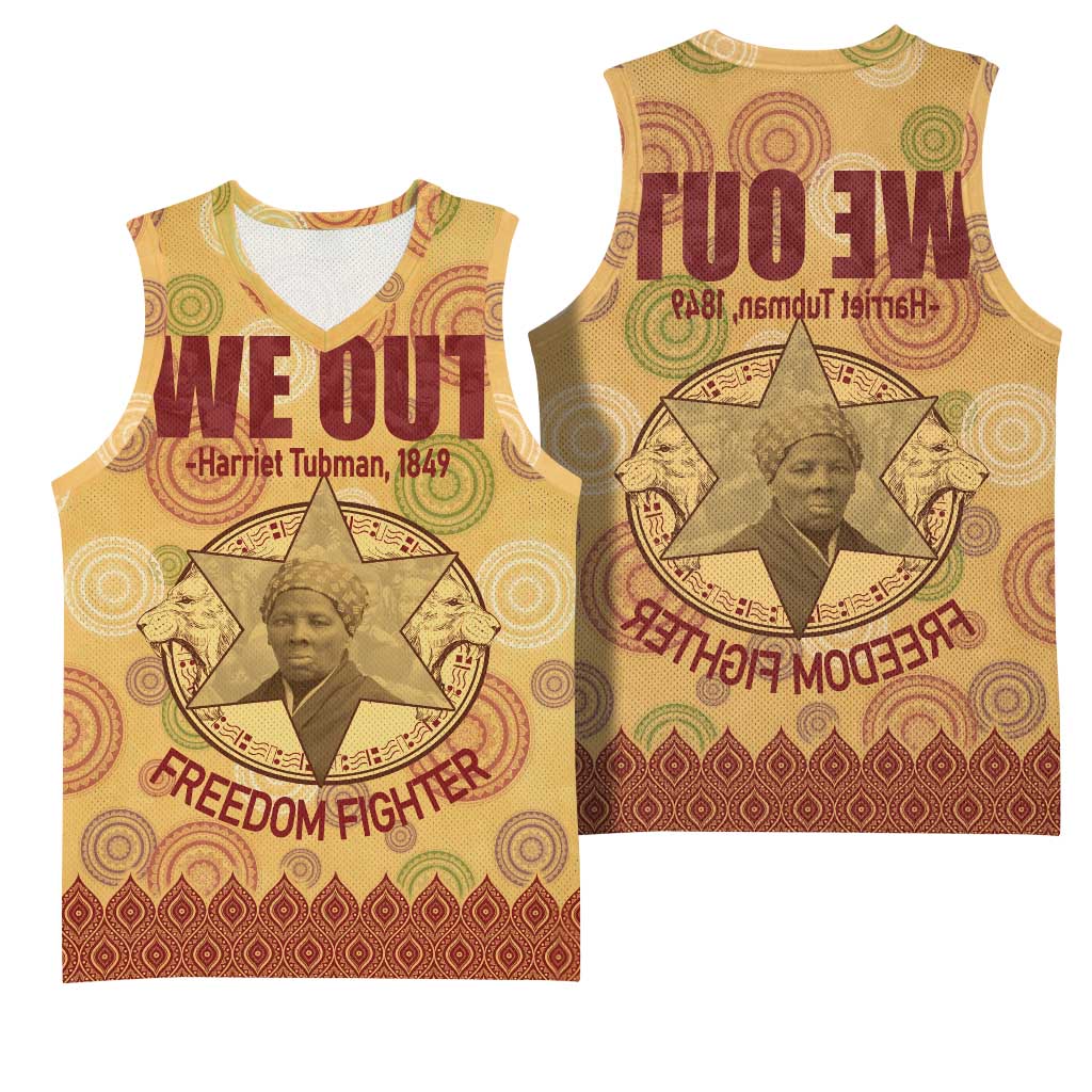 We Out 1849 African-American Basketball Jersey Harriet Tubman - African Pride