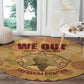 We Out 1849 African-American Round Carpet Harriet Tubman