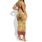 We Out 1849 African-American Short Sleeve Bodycon Dress Harriet Tubman DT02