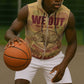 We Out 1849 African-American Sleeveless Zip Hoodie Harriet Tubman - African Pride