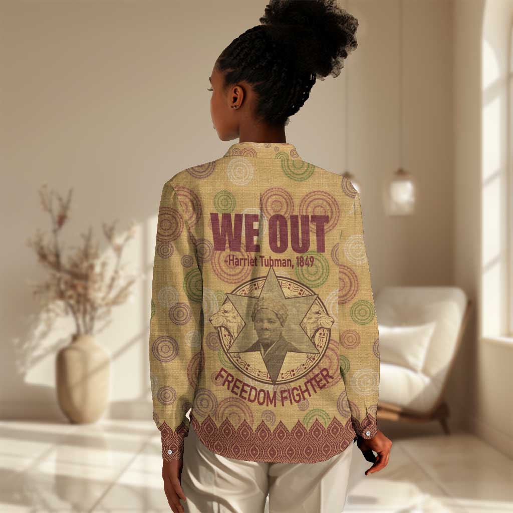 We Out 1849 African-American Women Casual Shirt Harriet Tubman DT02