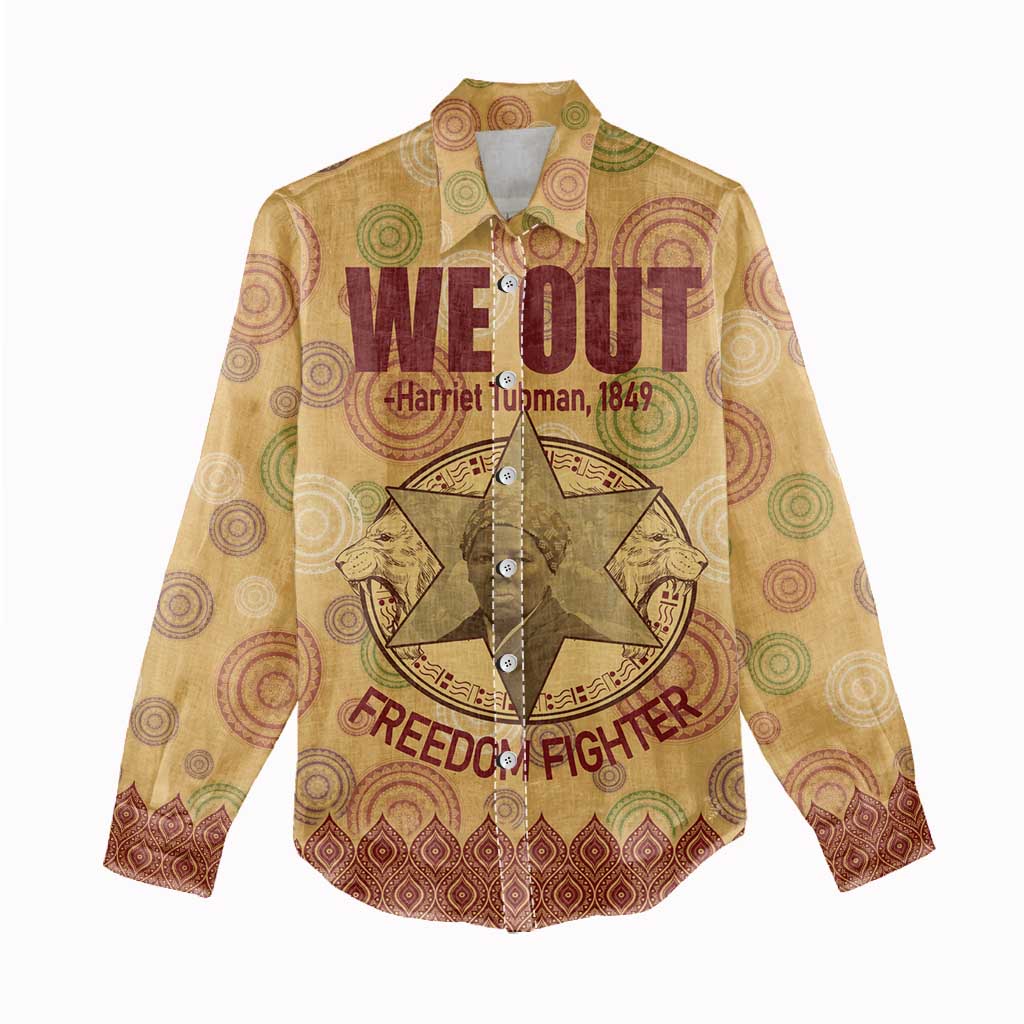 We Out 1849 African-American Women Casual Shirt Harriet Tubman DT02