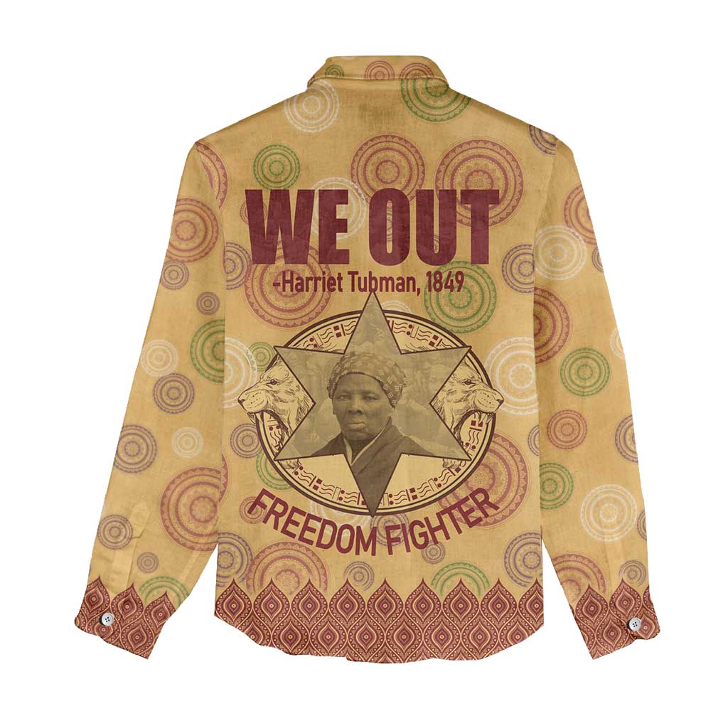 We Out 1849 African-American Women Casual Shirt Harriet Tubman DT02