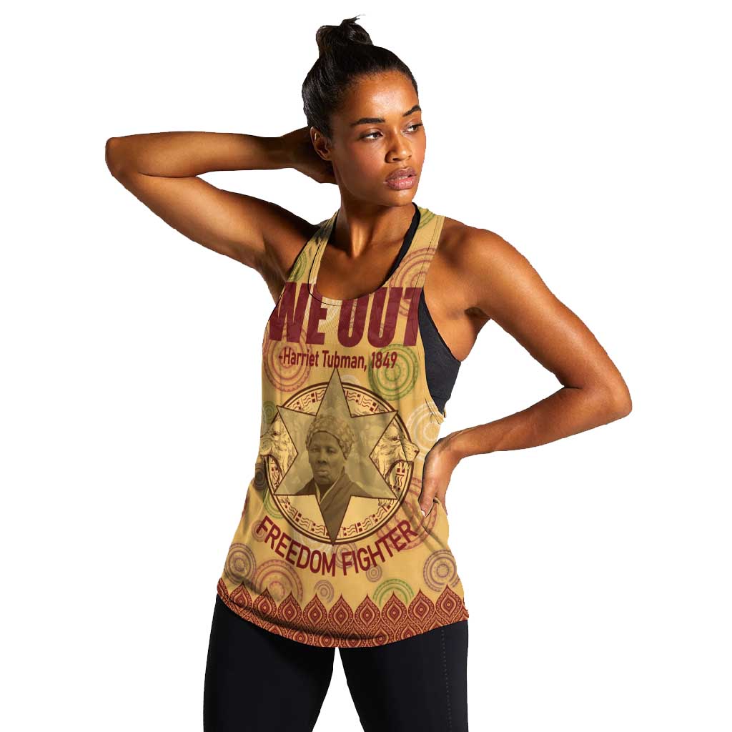 We Out 1849 African-American Women Racerback Tank Harriet Tubman