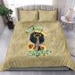 Personalized African Women Bedding Set Half Hood Half Holy