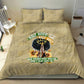 Personalized African Women Bedding Set Half Hood Half Holy
