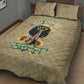 Personalized African Women Quilt Bed Set Half Hood Half Holy